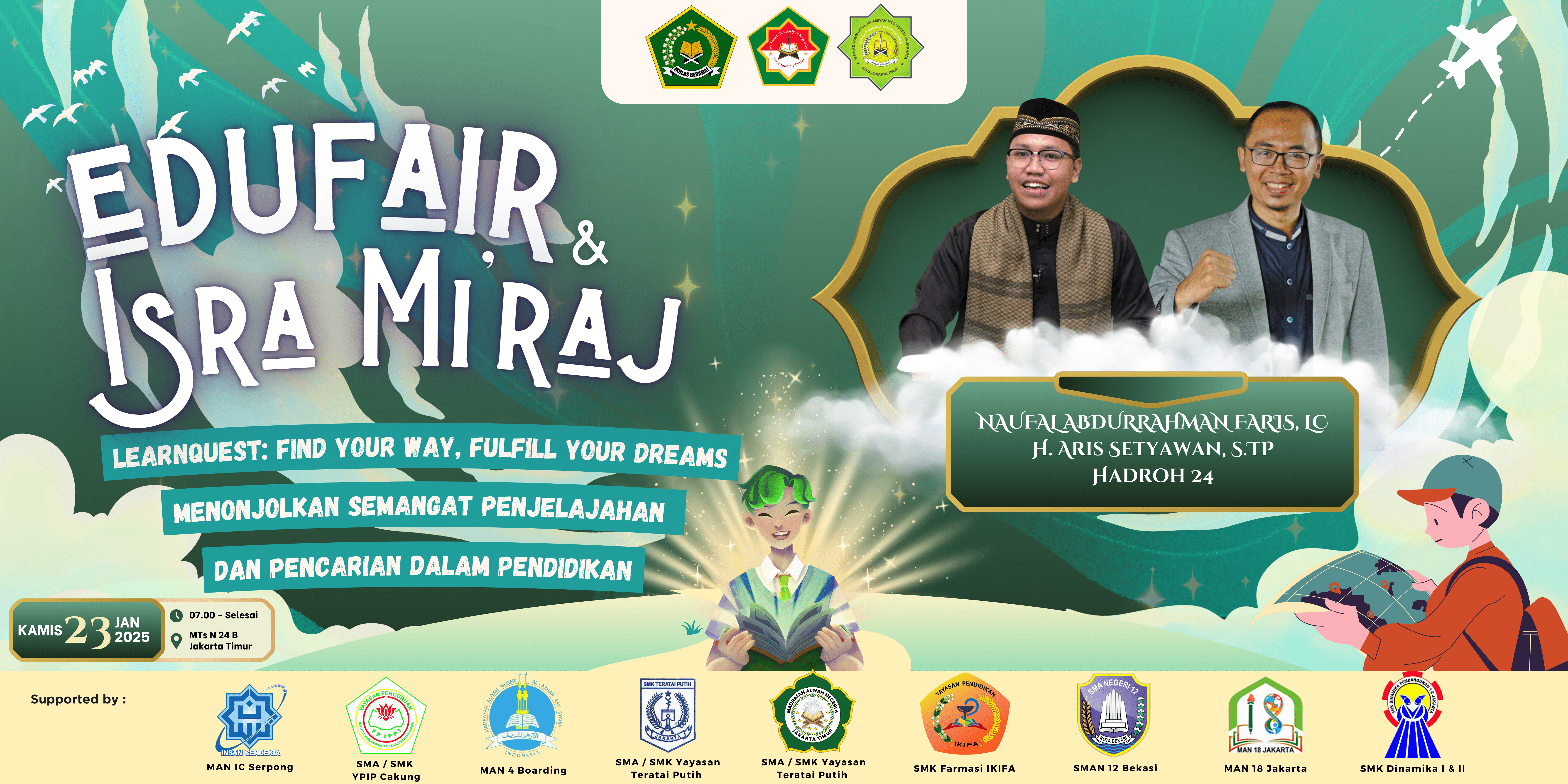 Isra’ Mi’raj dan EduFair 2025 di MTsN 24 Jakarta Timur Kampus B