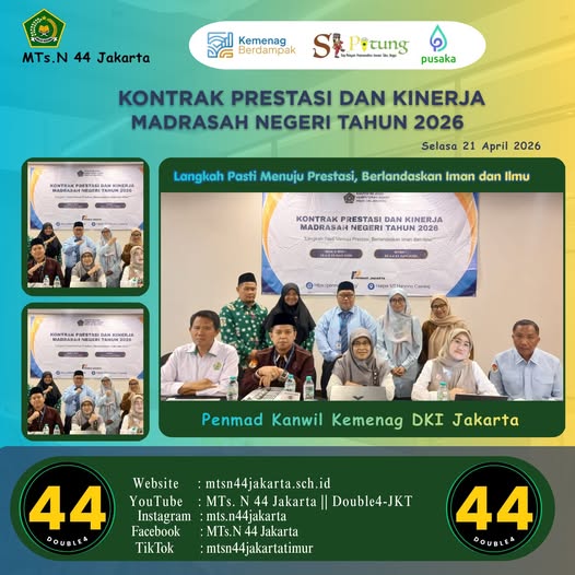 MTsN 44 Jakarta Ikuti Kontrak Prestasi 2026, Siap Menuju Jakarta Madrasah Award