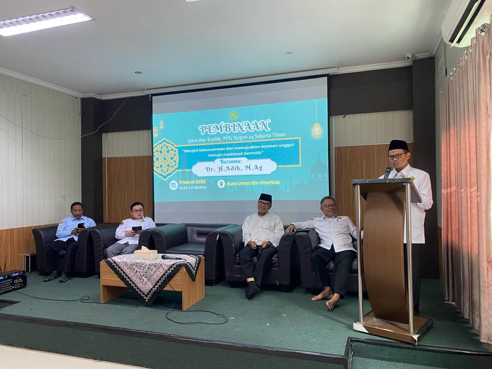 Photo Pembinaan Pegawai & Peresmian Laboratorium IPA-Komputer MTsN 24 Jakarta