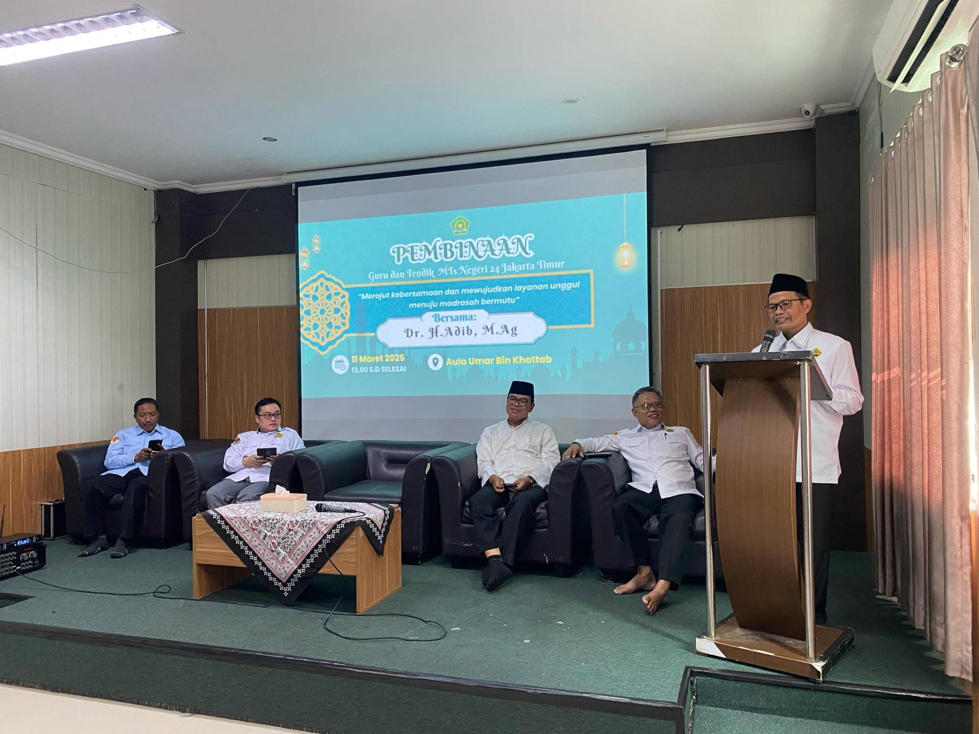 Photo Pembinaan Pegawai & Peresmian Laboratorium IPA-Komputer MTsN 24 Jakarta