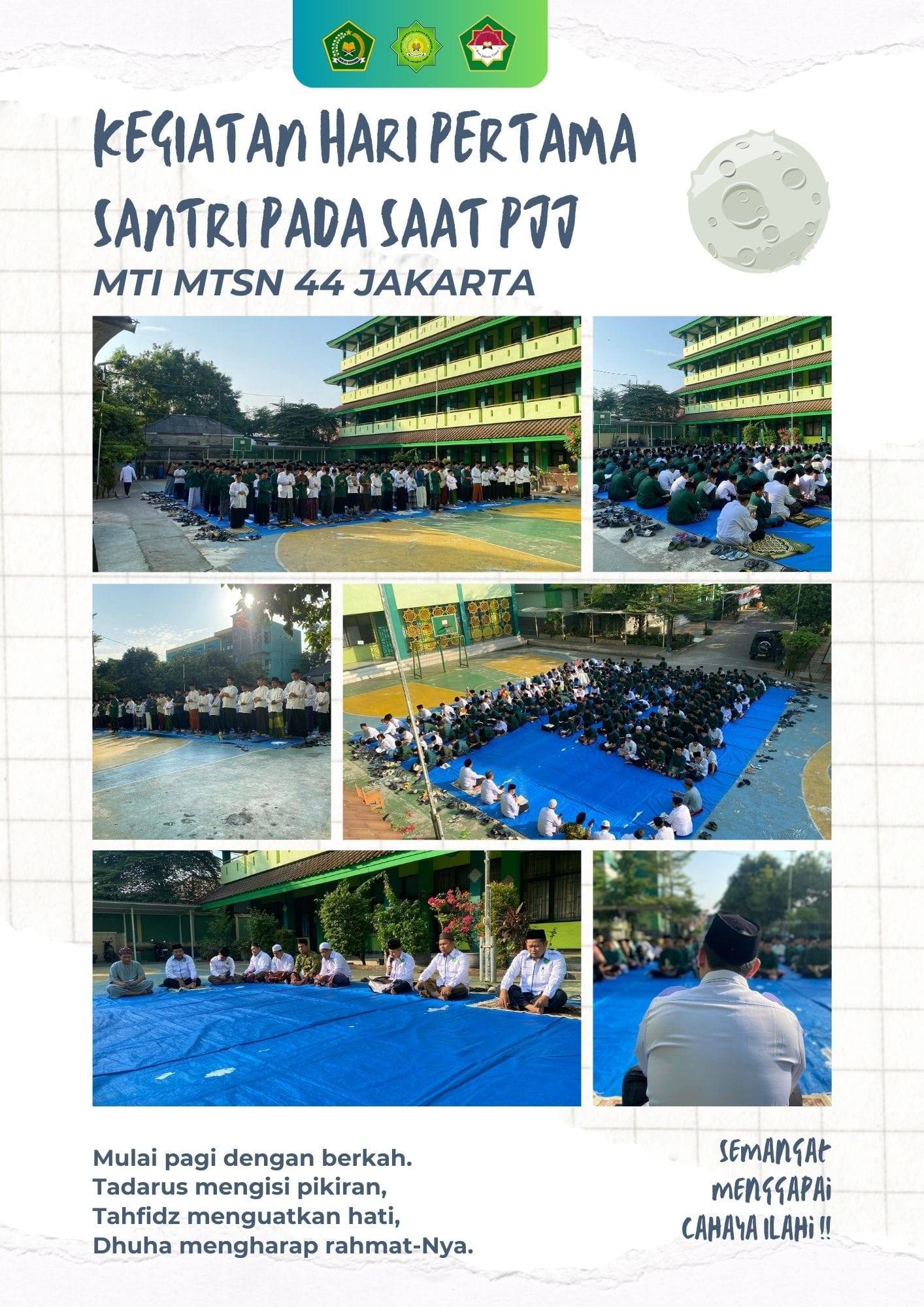 Sukses! PJJ Hari Pertama MTsN 44 Jakarta Berjalan Lancar