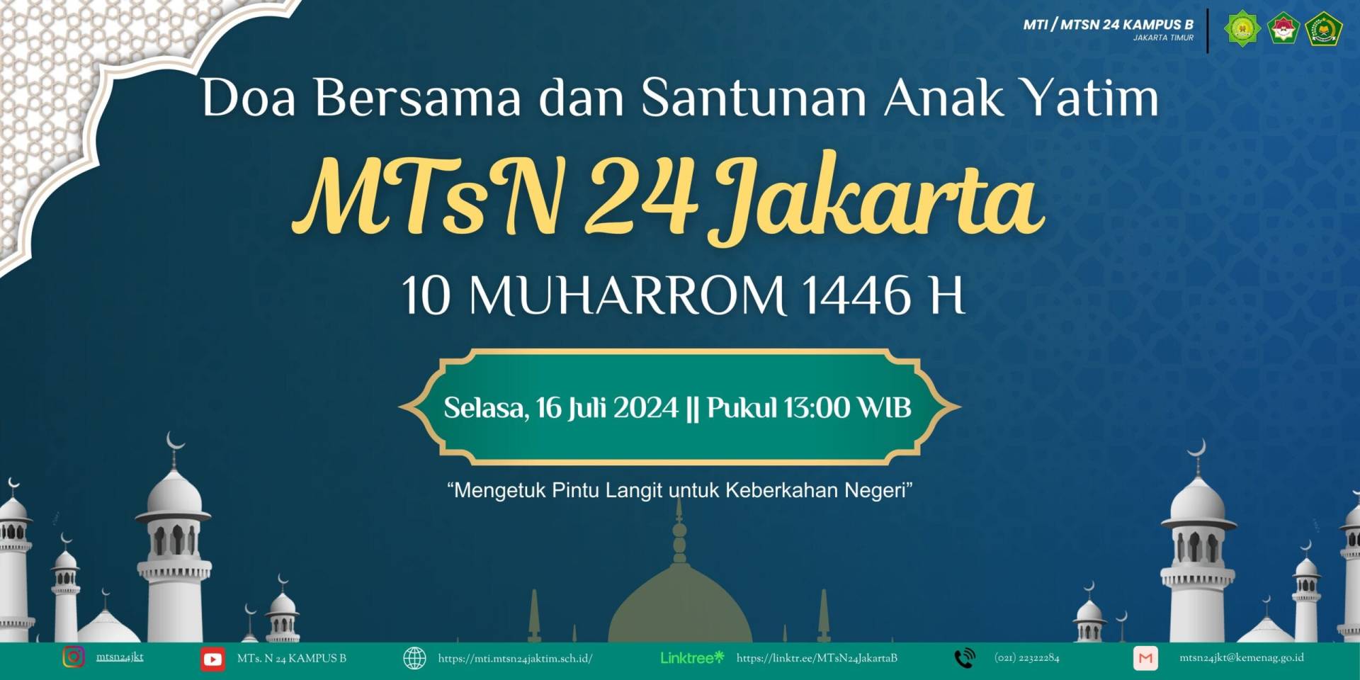 banner tahun baru islam 1446 hijriah