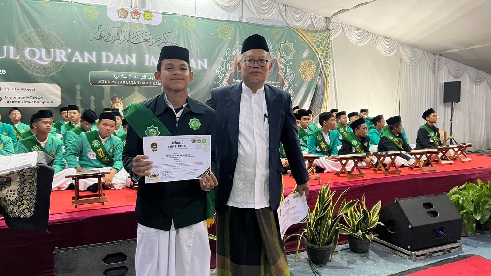 photo Khotmul & Imtihan Al - Qur'an MTsN 24 Jakarta Timur Kampus B