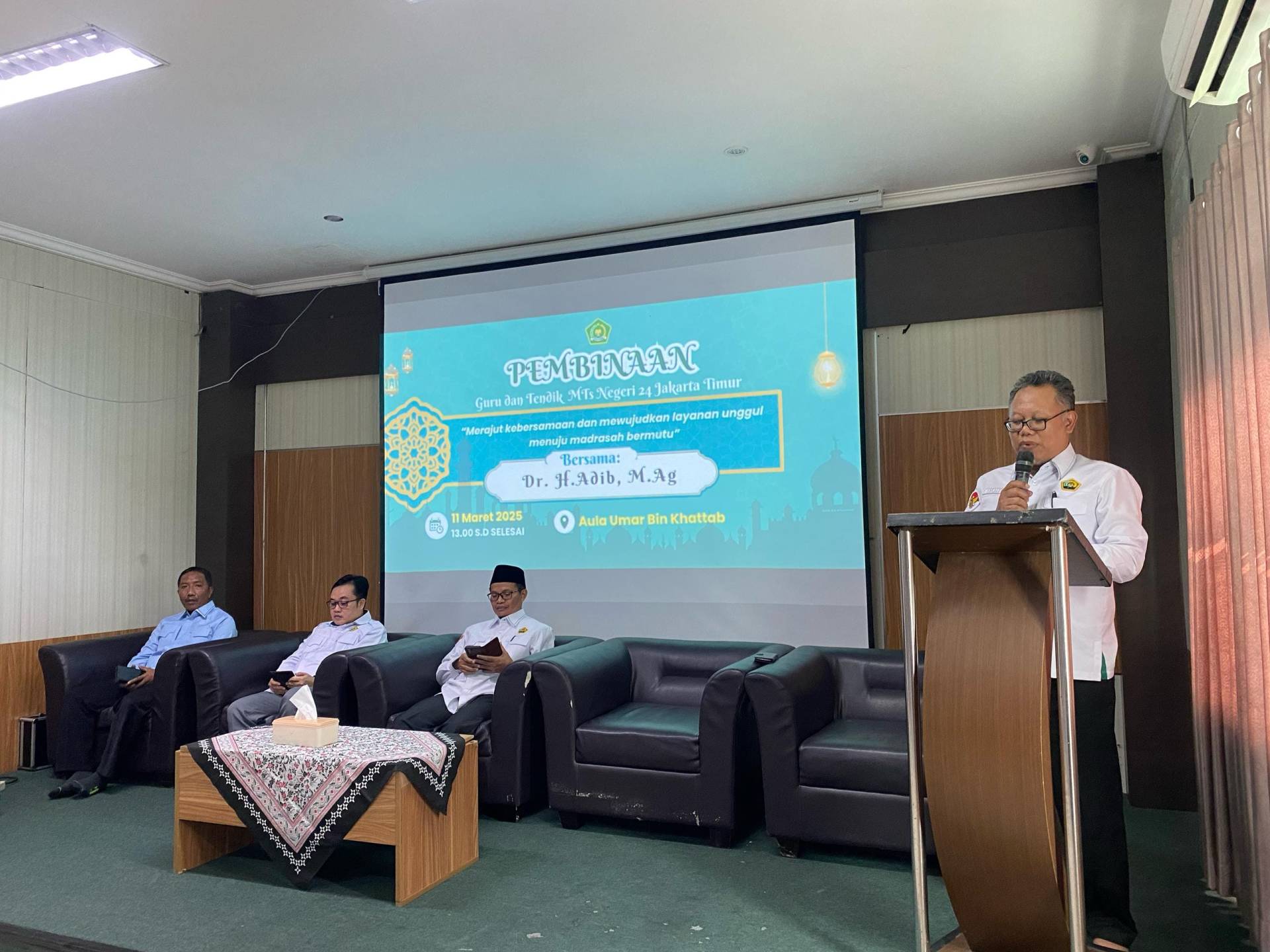 Photo Pembinaan Pegawai & Peresmian Laboratorium IPA-Komputer MTsN 24 Jakarta